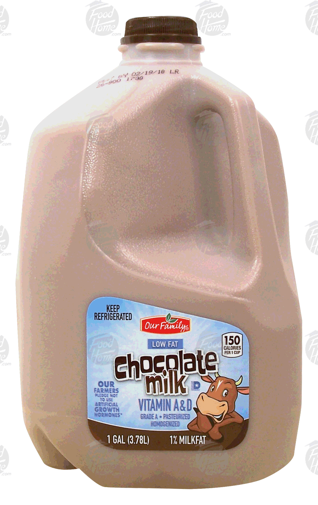 Our Family  chocolate milk, 1% low fat, vitamin a & d Full-Size Picture